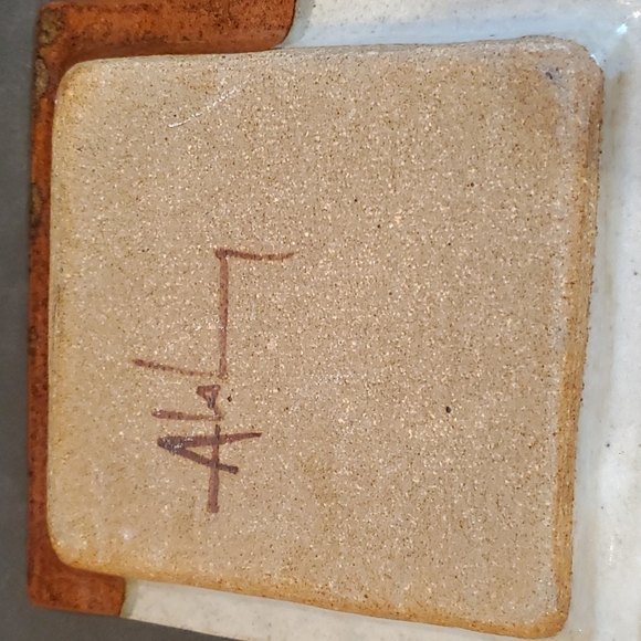 Studio pottery signed plate - Picture 6 of 6